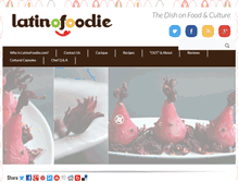 Tablet Screenshot of latinofoodie.com